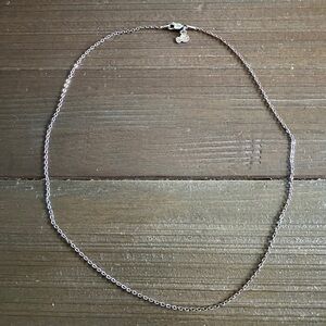 Vintage JCM Italy DISNEY 925 Sterling Silver Necklace w/Mickey Head Charm 16”